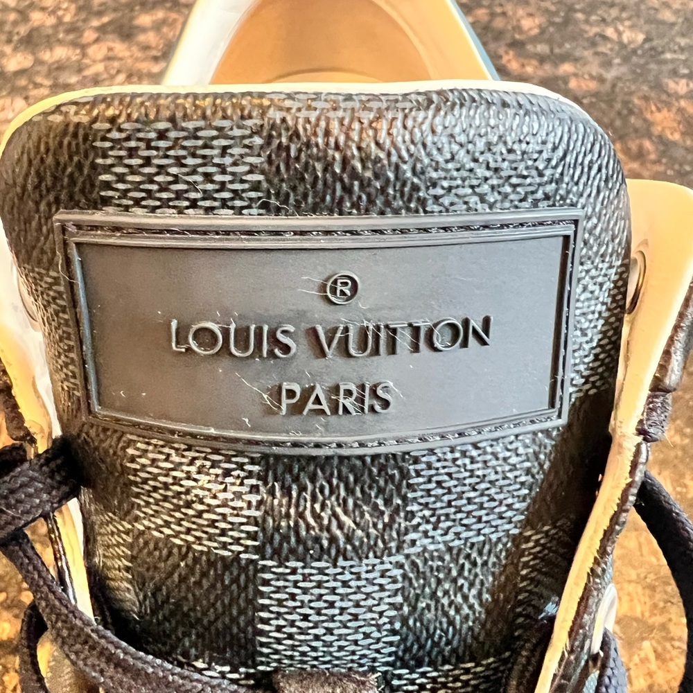 Louis Vuitton Men's Navy Sneakers - Picture 4 of 13